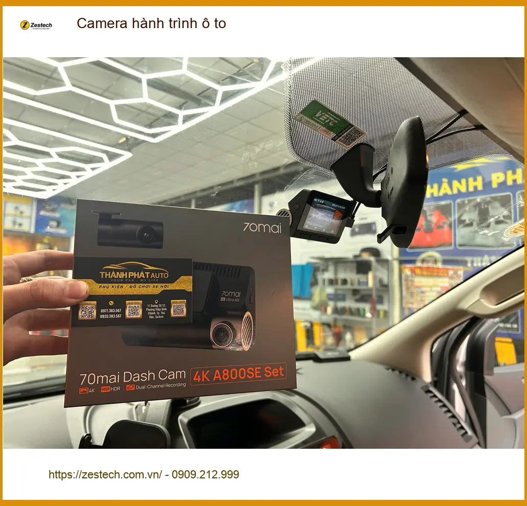 Anh Bảo lắp camera hành trình ô tô chính hãng cho Hyundai Accent tại Quận 12 ảnh thực tế 4