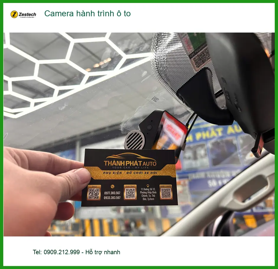 Anh Trọng lắp Camera hành trình ô tô cho Honda HR-V tại Quận 8 để ghi lại hành trình rõ nét ảnh thực tế 5