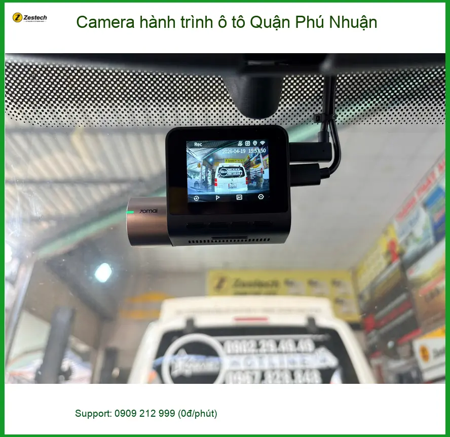 Địa Chỉ Gắn Camera Hành Trình Ô Tô Tại Quận Phú Nhuận - Gắn Nhanh Trong Ngày