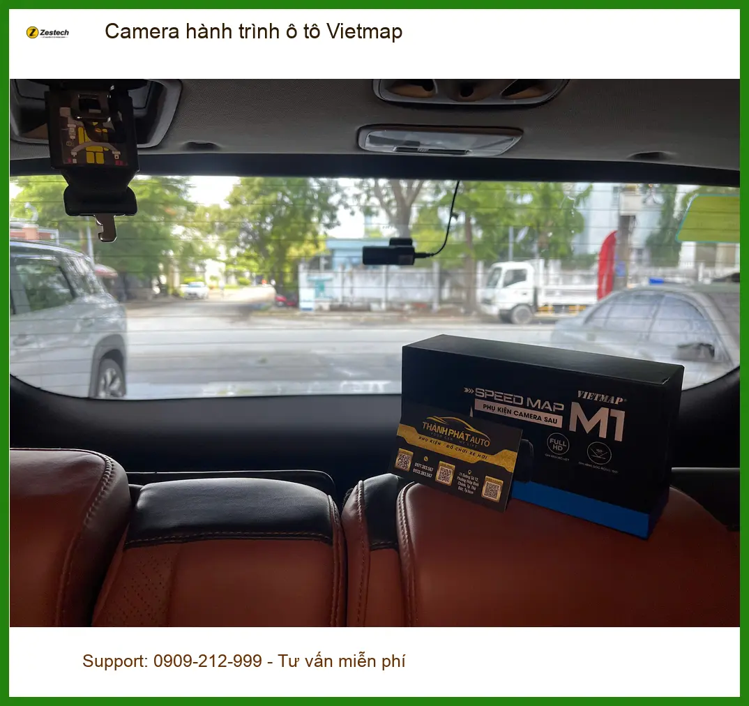 Anh Lâm lắp Camera hành trình Vietmap cho Accent tại Quận Bình Tân
