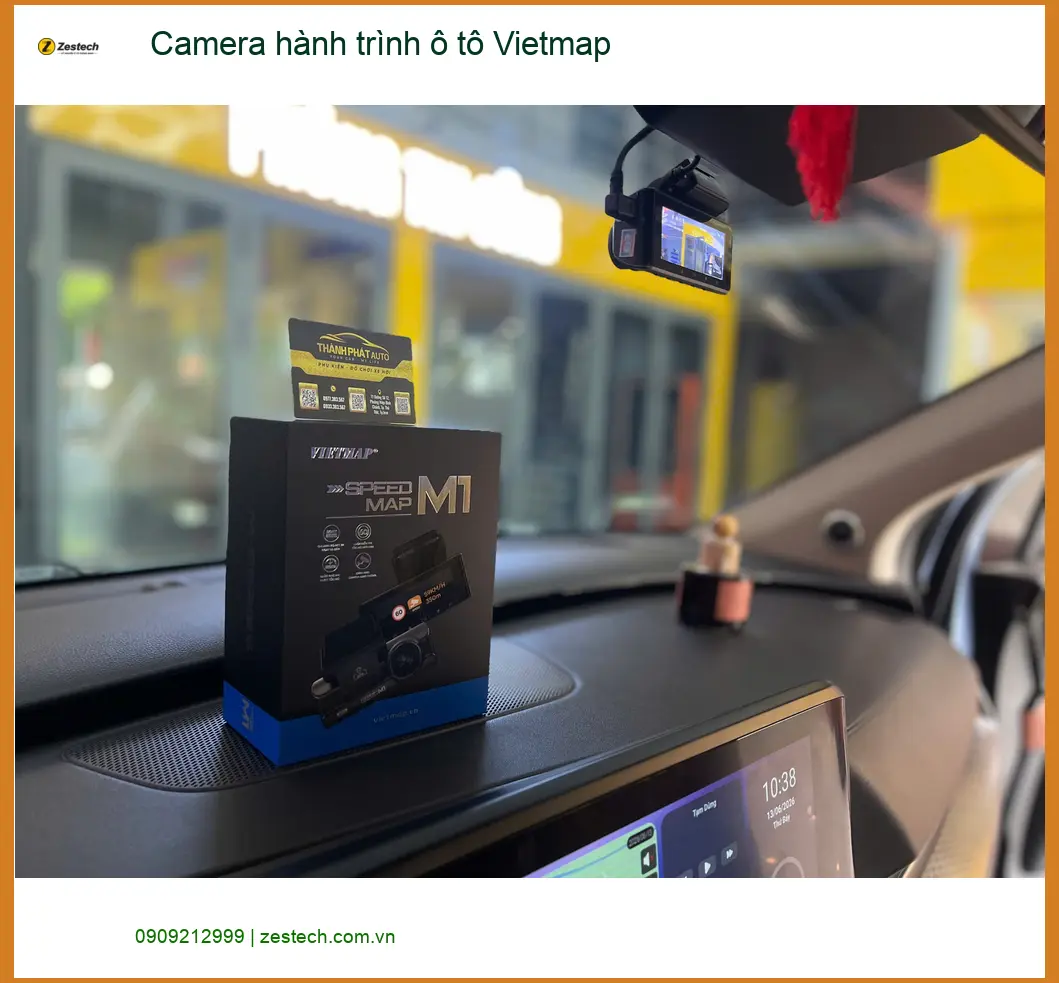 Anh Lâm lắp Camera hành trình Vietmap cho Accent tại Quận Bình Tân ảnh thực tế 3