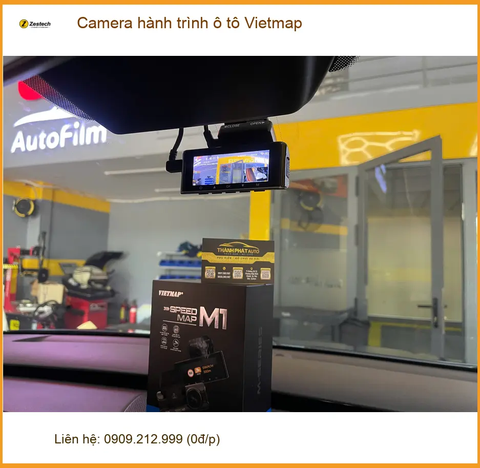 Anh Lâm lắp Camera hành trình Vietmap cho Accent tại Quận Bình Tân ảnh thực tế 4