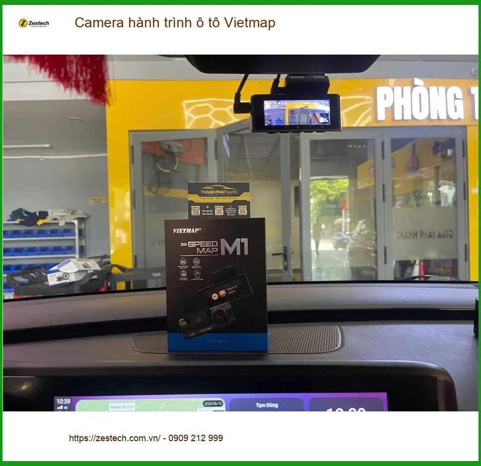 Anh Lâm lắp Camera hành trình Vietmap cho Accent tại Quận Bình Tân ảnh thực tế 5
