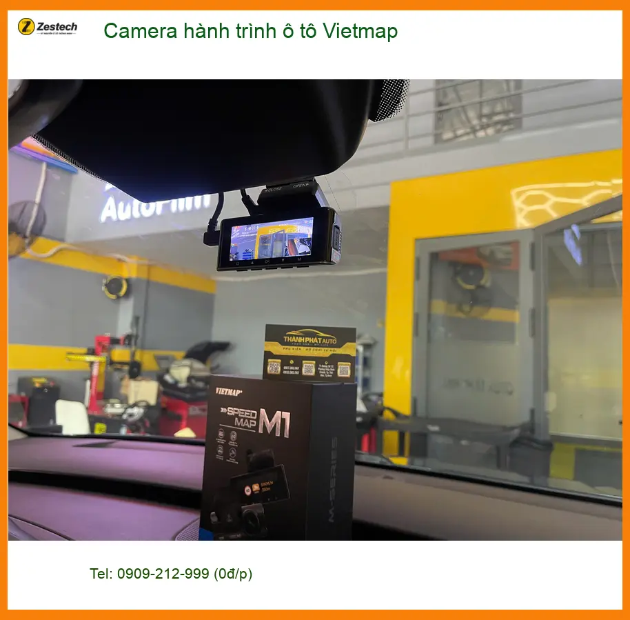 Chị Thảo gắn Camera hành trình Vietmap cho Ford Everest tại Quận 9 ảnh thực tế 2