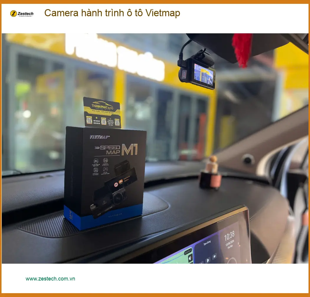 Anh Khải lắp Camera hành trình ô tô Vietmap cho Hyundai Creta tại Quận 11