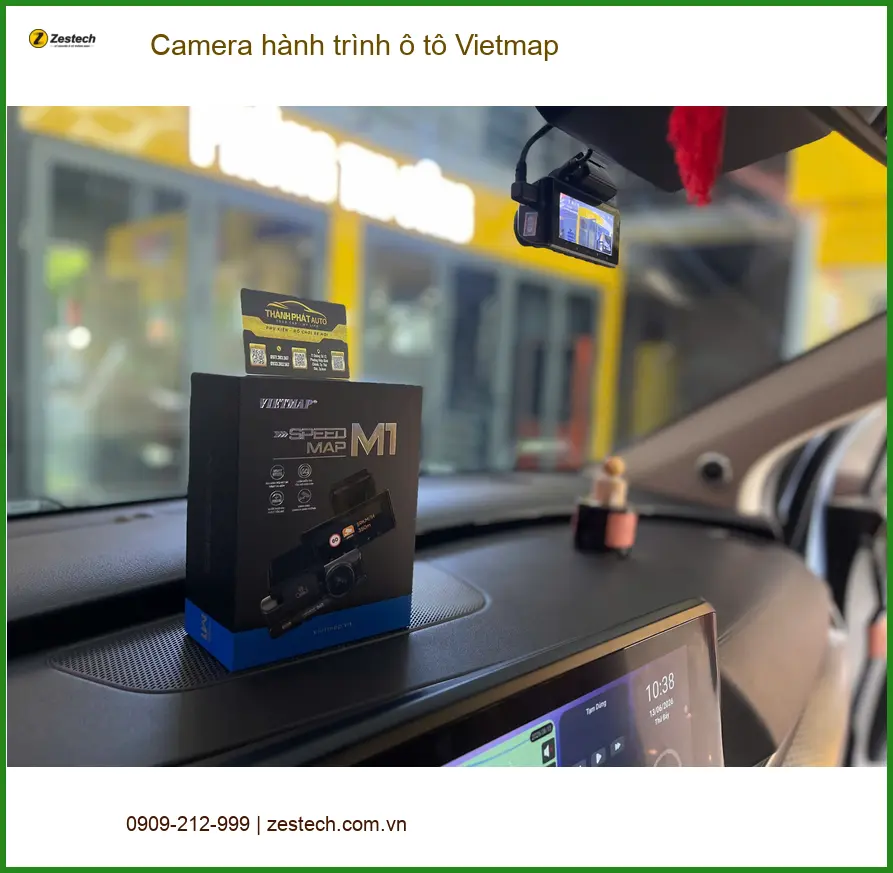 Anh Minh lắp Camera hành trình Vietmap cho Toyota Vios tại Quận 6 để an tâm di chuyển ảnh thực tế 2