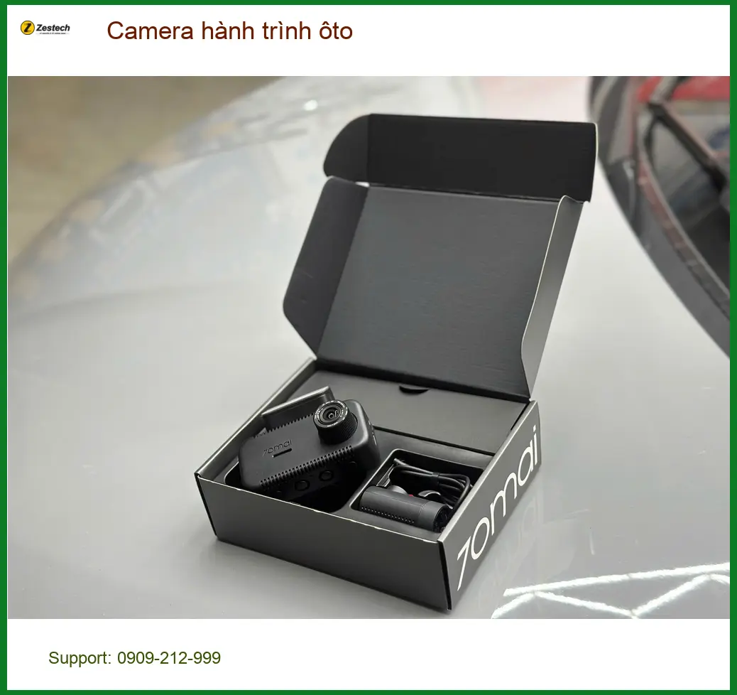 Chú Minh lắp camera hành trình Hyundai Santa Fe tại Quận 3 để an tâm lái xe ảnh thực tế 3