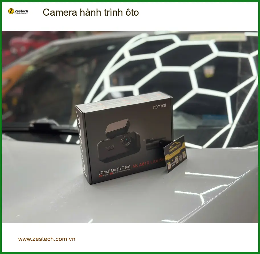 Chú Minh lắp camera hành trình Hyundai Santa Fe tại Quận 3 để an tâm lái xe ảnh thực tế 4