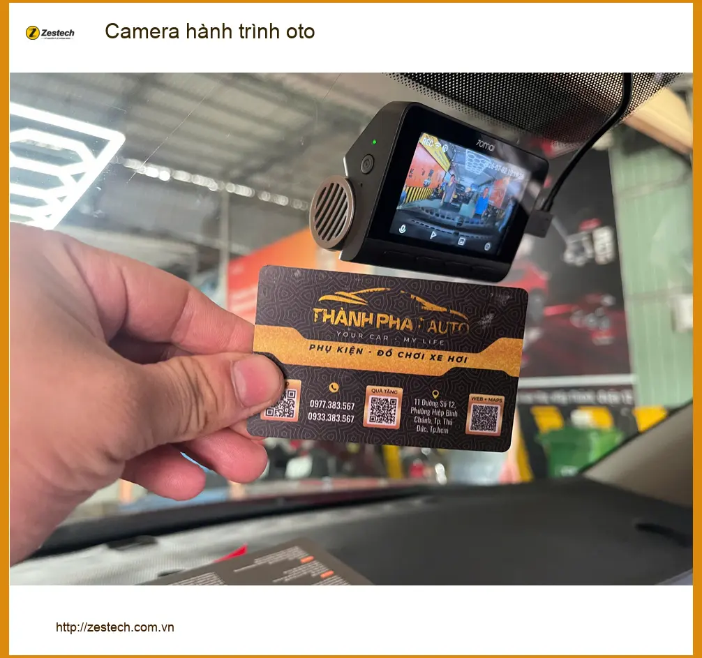 Chị Mai lắp Camera hành trình oto Honda Civic tại Quận 9 để ghi lại hành trình ảnh thực tế 3