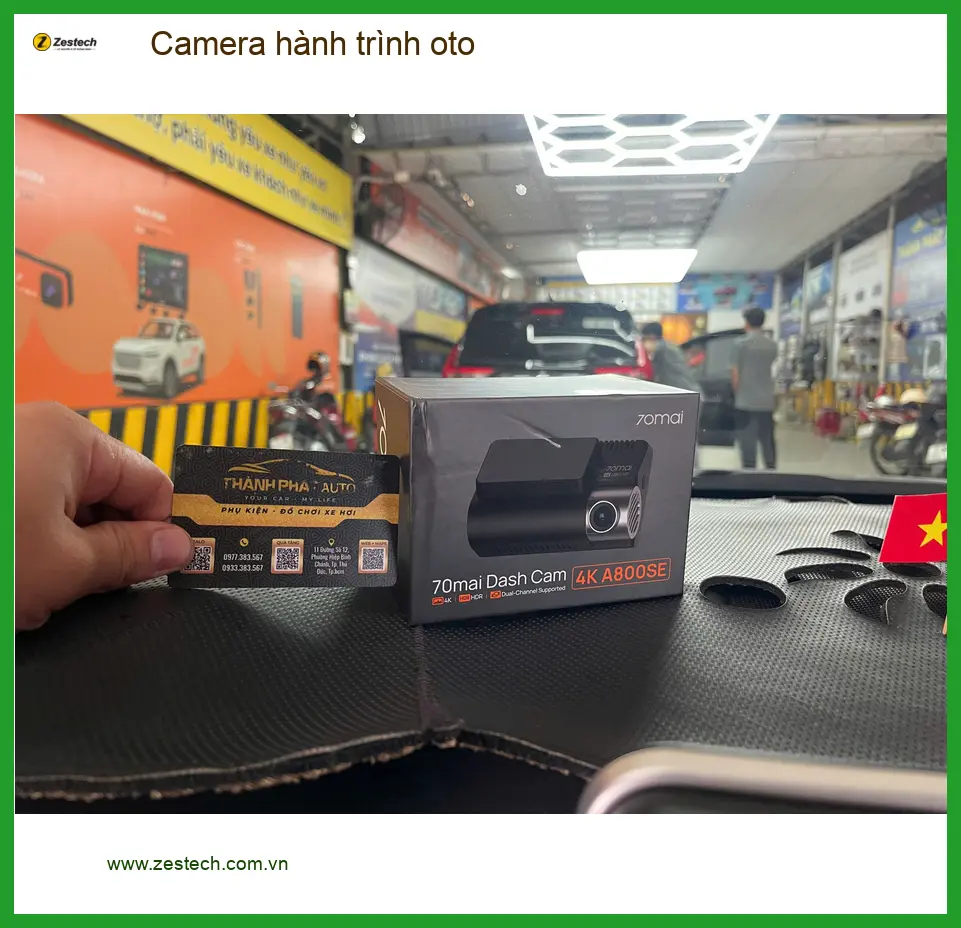 Chị Thu lắp camera hành trình oto Honda CR-V Quận 12 tiện theo dõi giao thông. ảnh thực tế 3