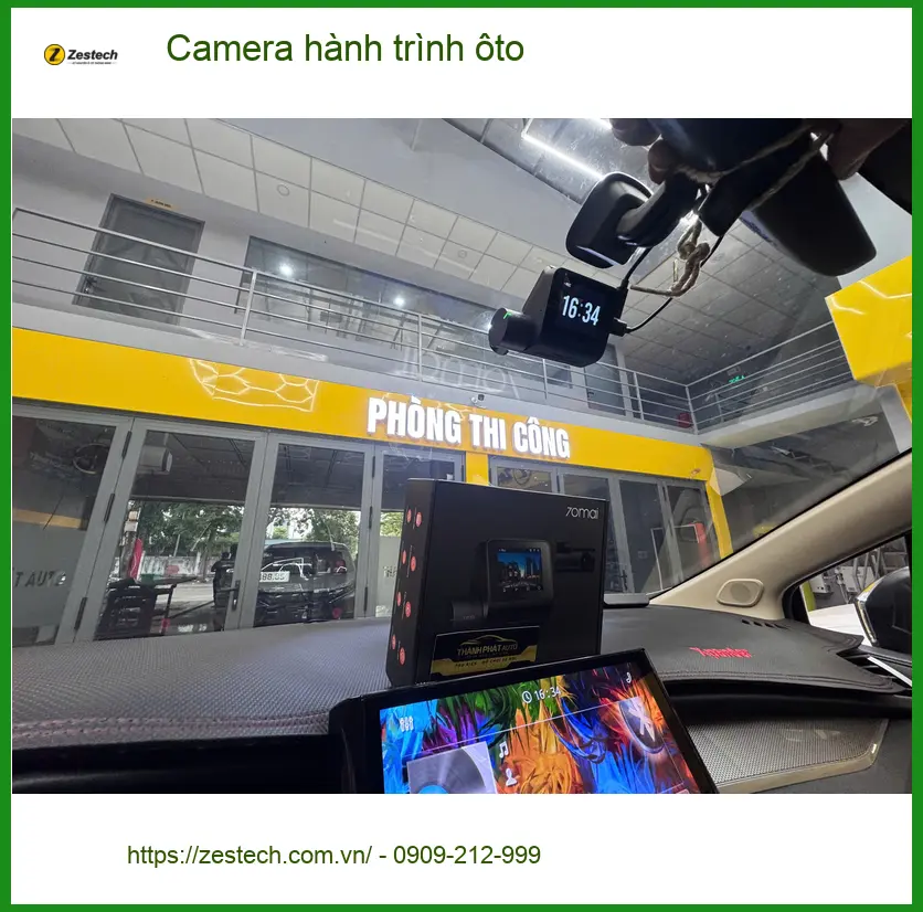 Anh Khôi lắp camera hành trình ôto Hyundai Creta tại Cần Giờ
