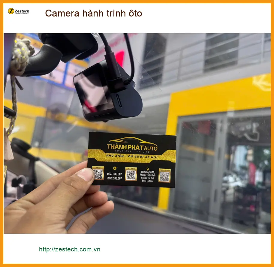 Anh Minh lắp Camera hành trình Hyundai Accent tại Bình Chánh để an toàn ảnh thực tế 2