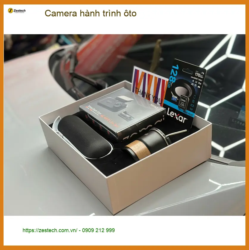 Chú Minh lắp Camera hành trình ôto Hyundai Accent Quận 5 để an tâm va chạm ảnh thực tế 4
