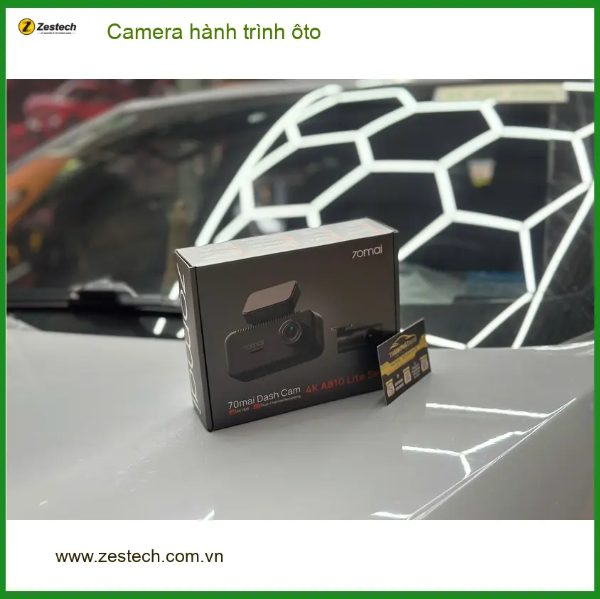 Anh Bảo lắp camera hành trình ô tô Hyundai Santa Fe tại Quận 7 ảnh thực tế 3