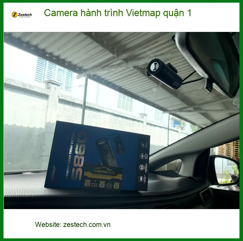 Địa Chỉ Lắp Camera Hành Trình Ô Tô Vietmap quận 1 - Lắp Đặt Uy Tín TPHCM ảnh thực tế 2