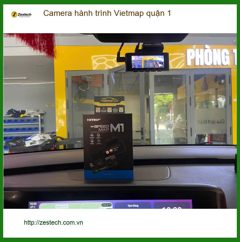 Địa Chỉ Lắp Camera Hành Trình Ô Tô Vietmap quận 1 - Lắp Đặt Uy Tín TPHCM ảnh thực tế 3