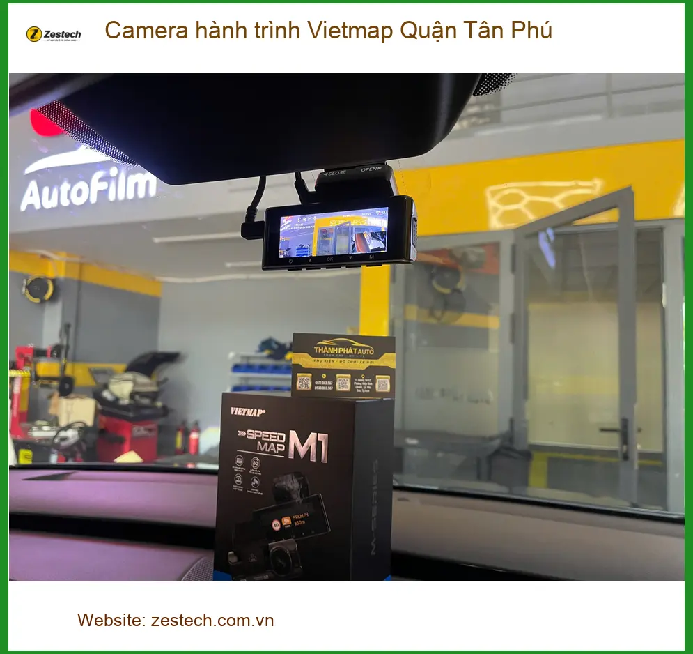 Nơi Lắp Camera Hành Trình Ô Tô hành trình Vietmap Quận Tân Phú - Giá Tốt TPHCM ảnh thực tế 2