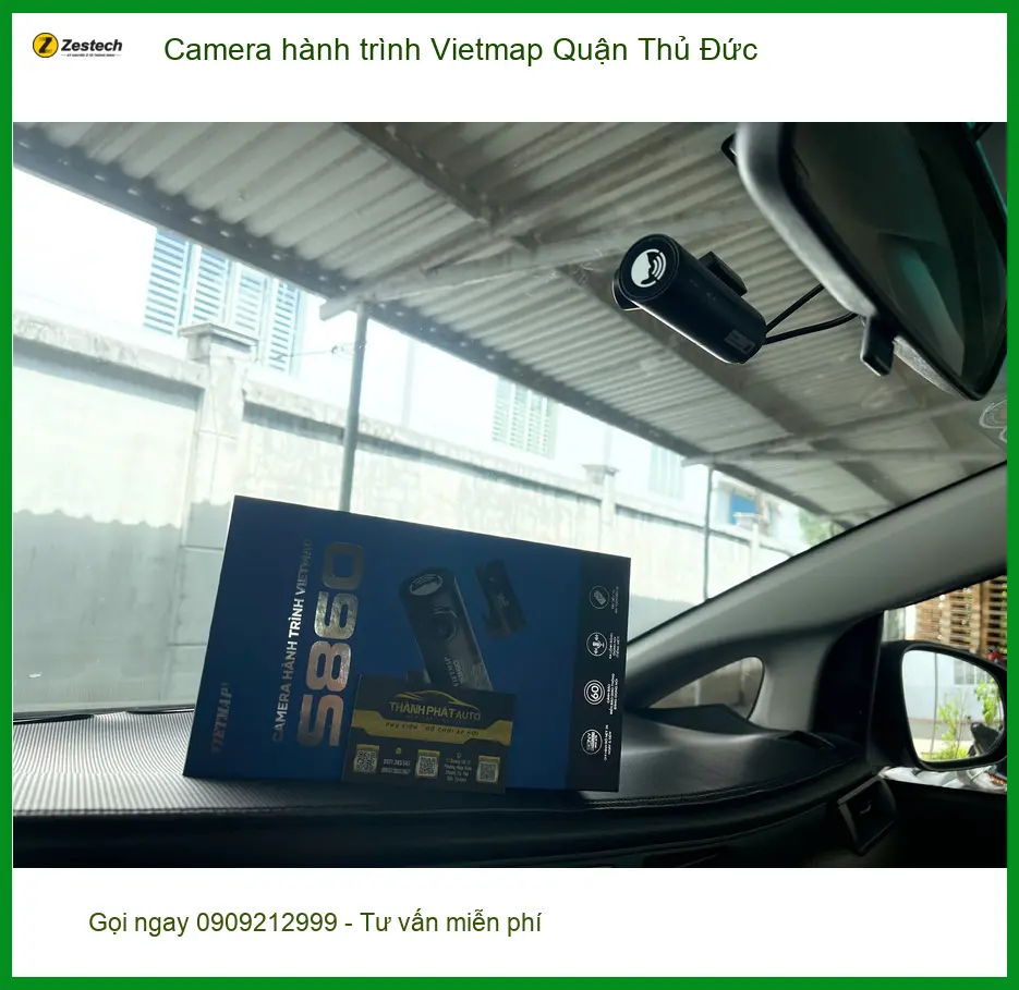 Nơi Lắp Camera Hành Trình Ô Tô Vietmap Tại Quận Thủ Đức - Giá Tốt TPHCM ảnh thực tế 2