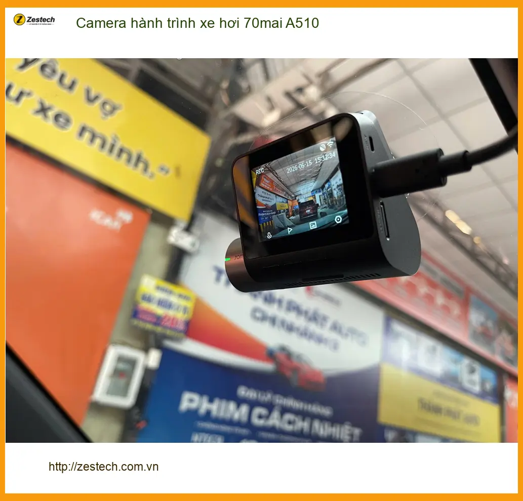 Anh Sáng lắp Camera hành trình 70mai A510 tại Quận Bình Tân ảnh thực tế 4