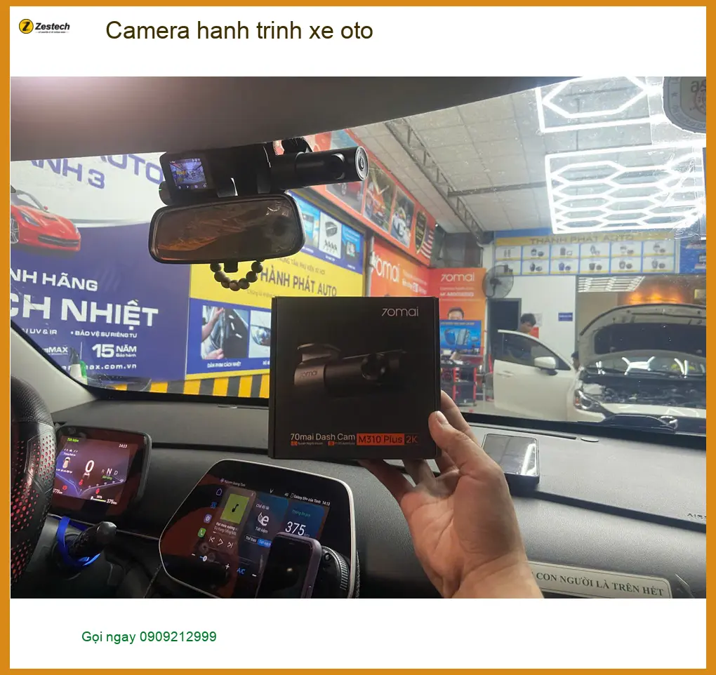 Chú Phong lắp camera hành trình ô tô Honda CR-V tại Phú Nhuận ảnh thực tế 3