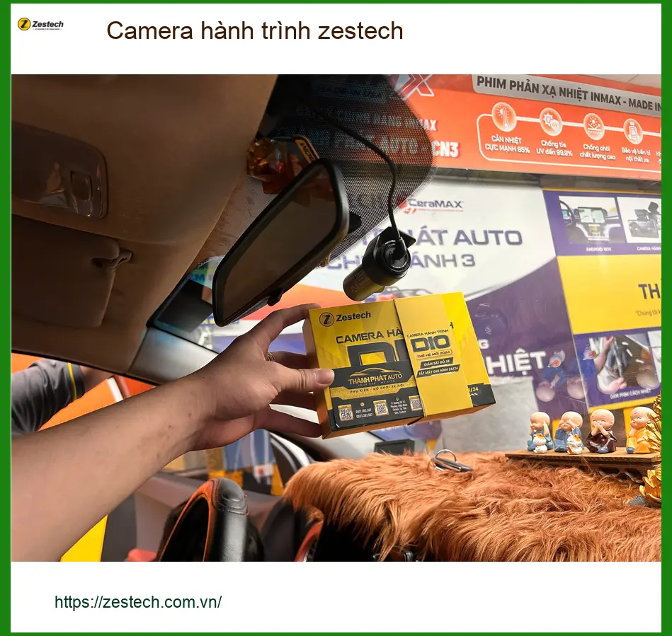 Chị Mai lắp Camera hành trình Zestech cho Mazda 3 tại Quận Phú Nhuận
