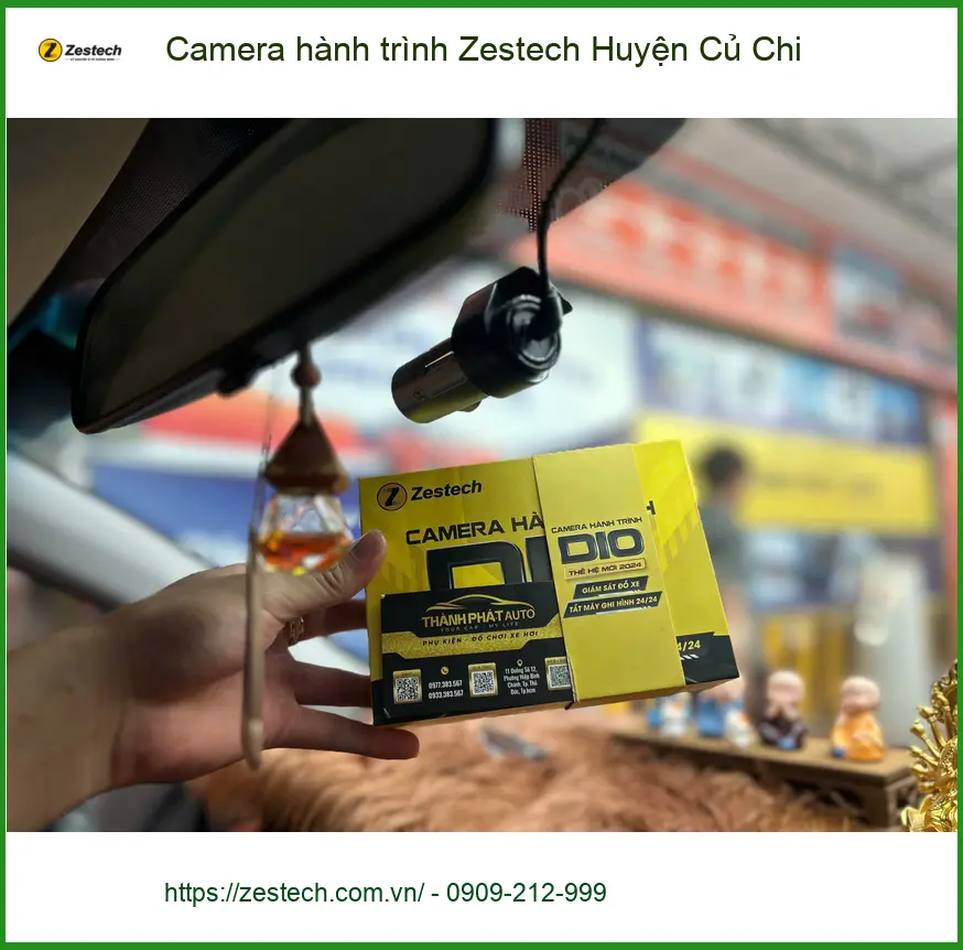 Địa Chỉ Lắp Camera Hành Trình Ô Tô Zestech Huyện Củ Chi - Lắp Đặt Uy Tín TPHCM ảnh thực tế 2