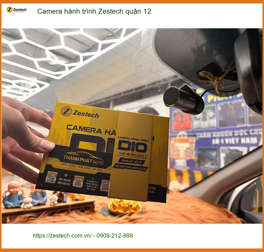 Dịch Vụ Gắn Camera Hành Trình Ô Tô Zestech quận 12 - Gắn Nhanh Trong Ngày ảnh thực tế 2