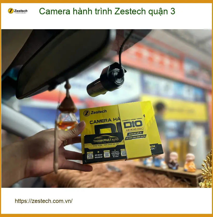 Địa Chỉ Lắp Camera Hành Trình Ô Tô Zestech quận 3 - Lắp Đặt Uy Tín TPHCM ảnh thực tế 2