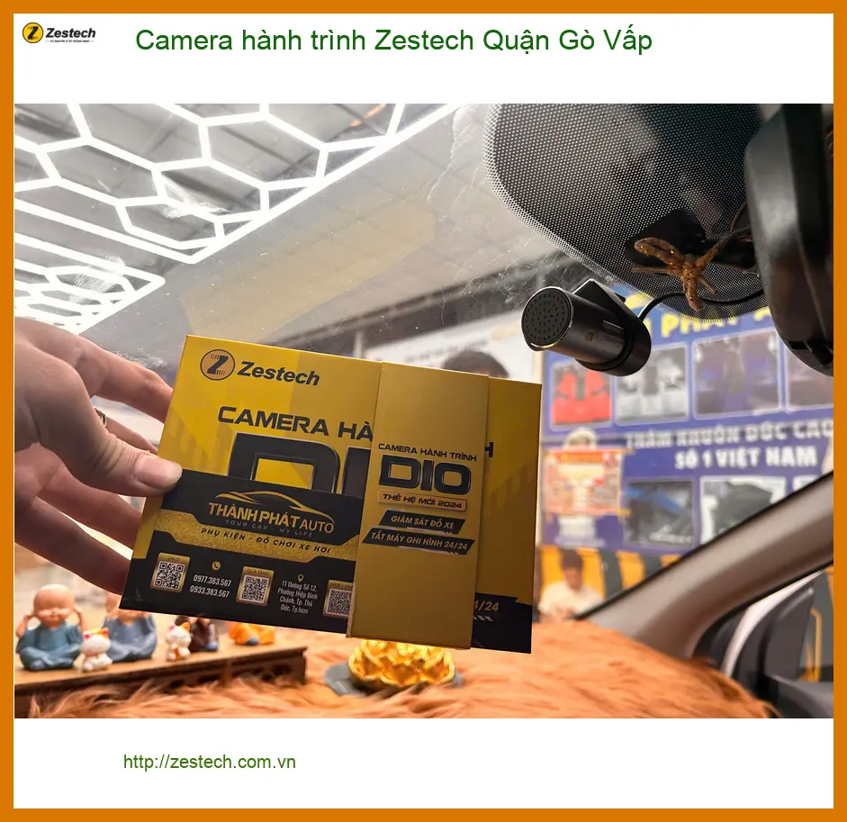 Nơi Lắp Camera Hành Trình Ô Tô Zestech Quận Gò Vấp - Giá Tốt TPHCM ảnh thực tế 2