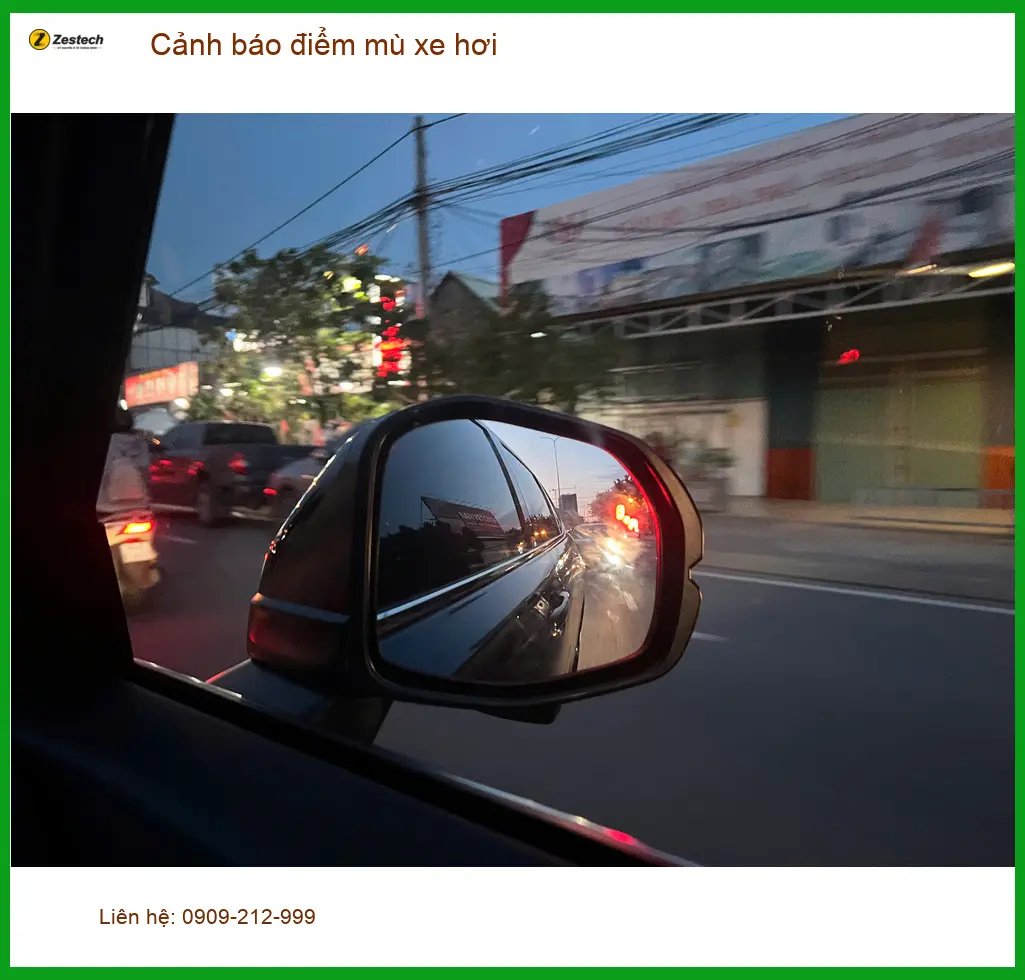 Anh Long lắp cảnh báo điểm mù Hyundai Accent tại Quận 2 an toàn chuyển làn ảnh thực tế 5
