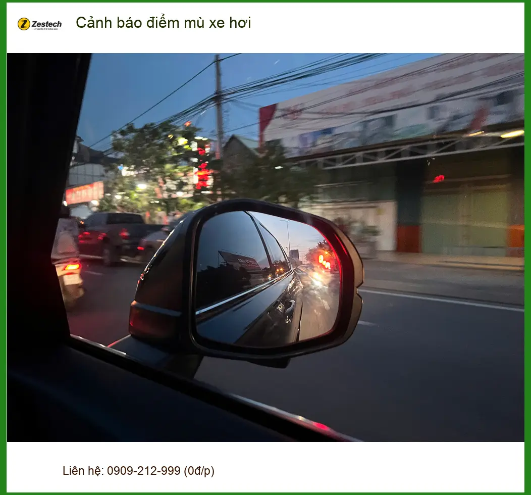 Chị Mai lắp cảnh báo điểm mù xe hơi Kia K3 tại Quận 9 để lái xe an toàn hơn ảnh thực tế 2