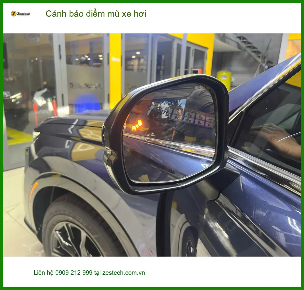 Anh Tấn lắp Cảnh báo điểm mù xe hơi Mazda CX-5 tại Quận Gò Vấp ảnh thực tế 3