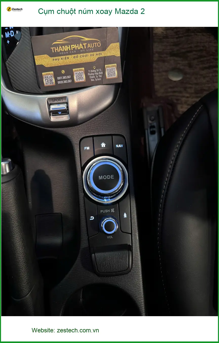 Anh Bách lắp Cụm chuột núm xoay Mazda 2 tại Quận 12: chính hãng, uy tín ảnh thực tế 3