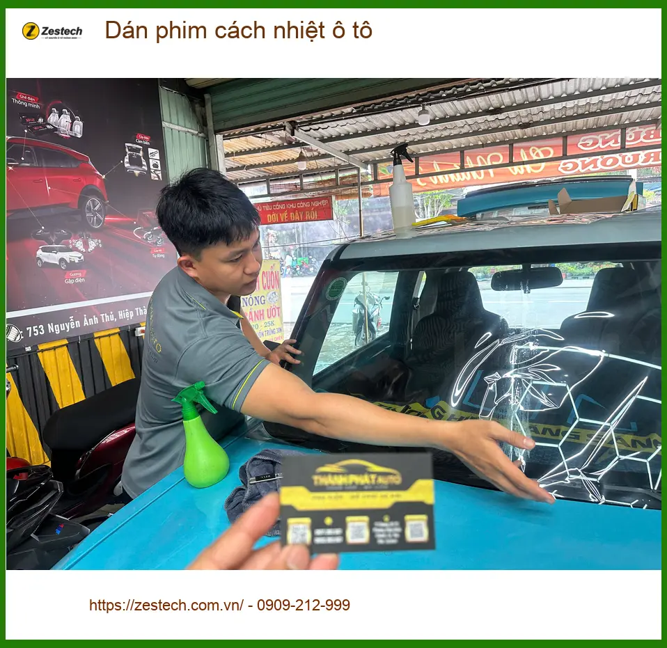Anh Đức Anh dán phim cách nhiệt ô tô Hyundai Accent Quận 8 chống nóng gắt