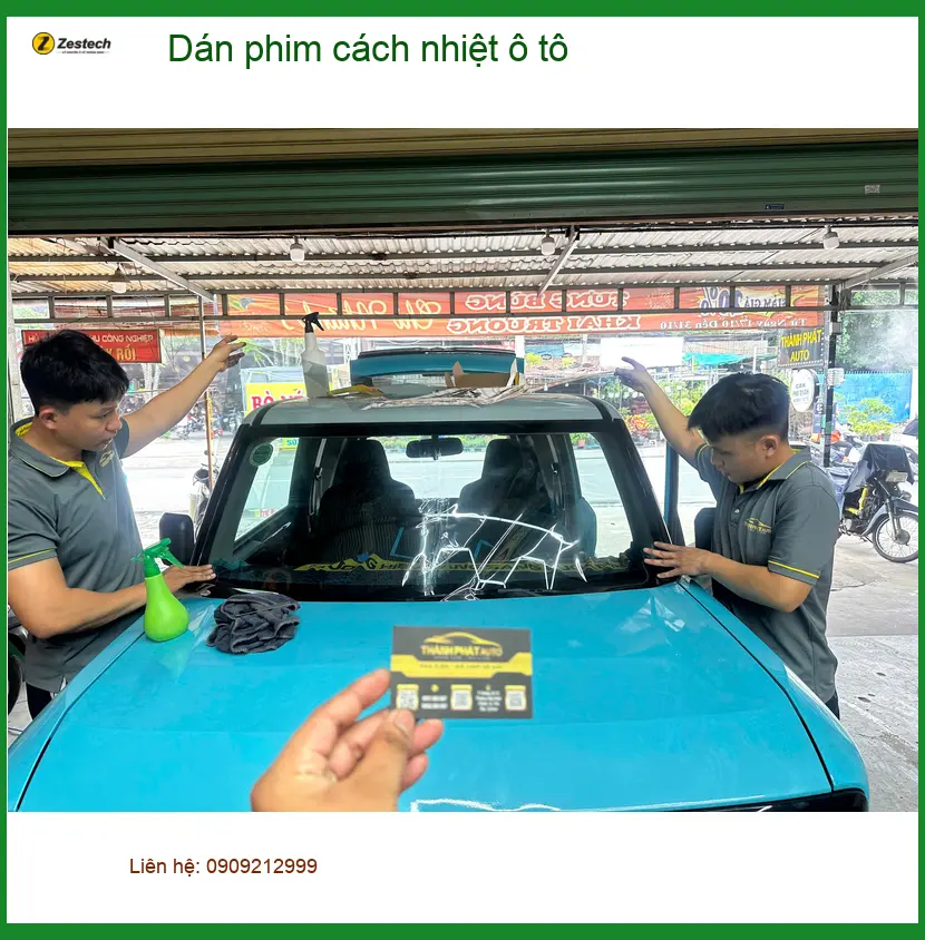Chú Vĩnh dán phim cách nhiệt ô tô Hyundai Creta tại Củ Chi chống nóng gay gắt ảnh thực tế 4