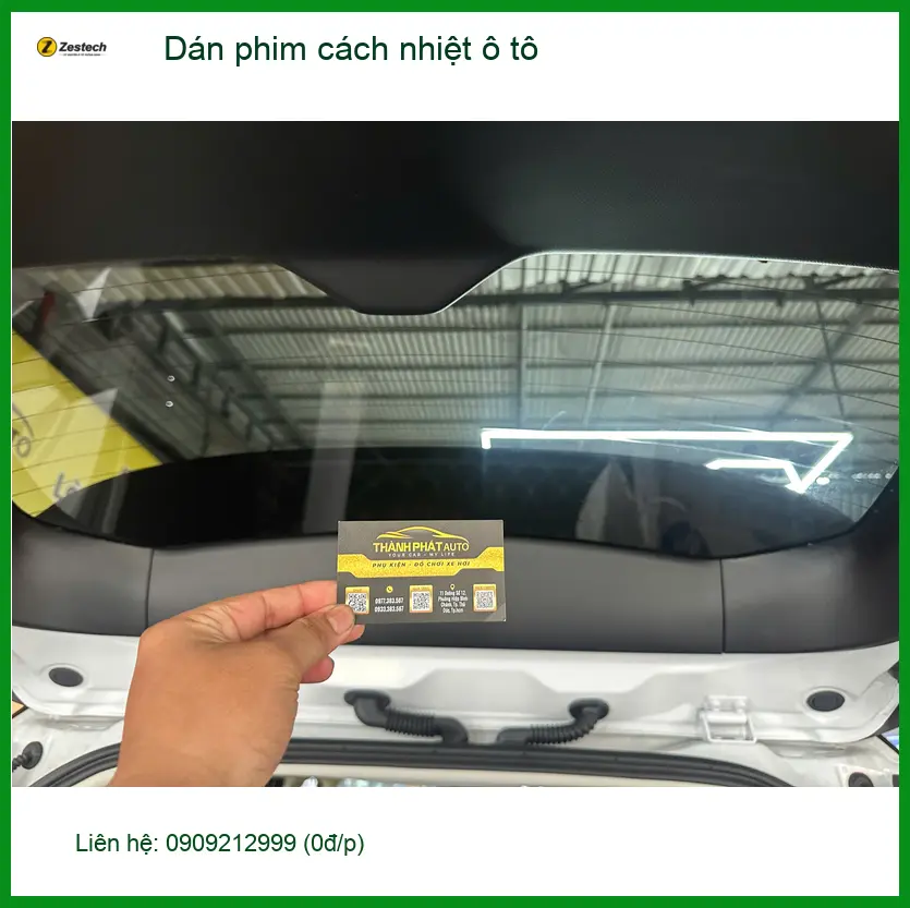 Chú Tấn dán phim cách nhiệt ô tô cho Hyundai Accent để đón hè tại Quận 9 ảnh thực tế 2