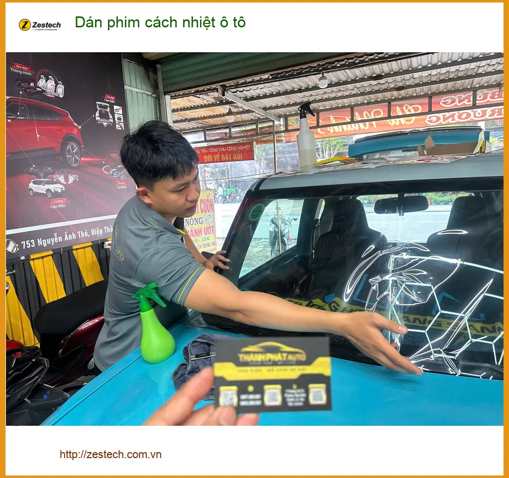 Chú Cường dán phim cách nhiệt ô tô Mazda CX-5 tại Quận 12 bảo vệ nội thất ảnh thực tế 5