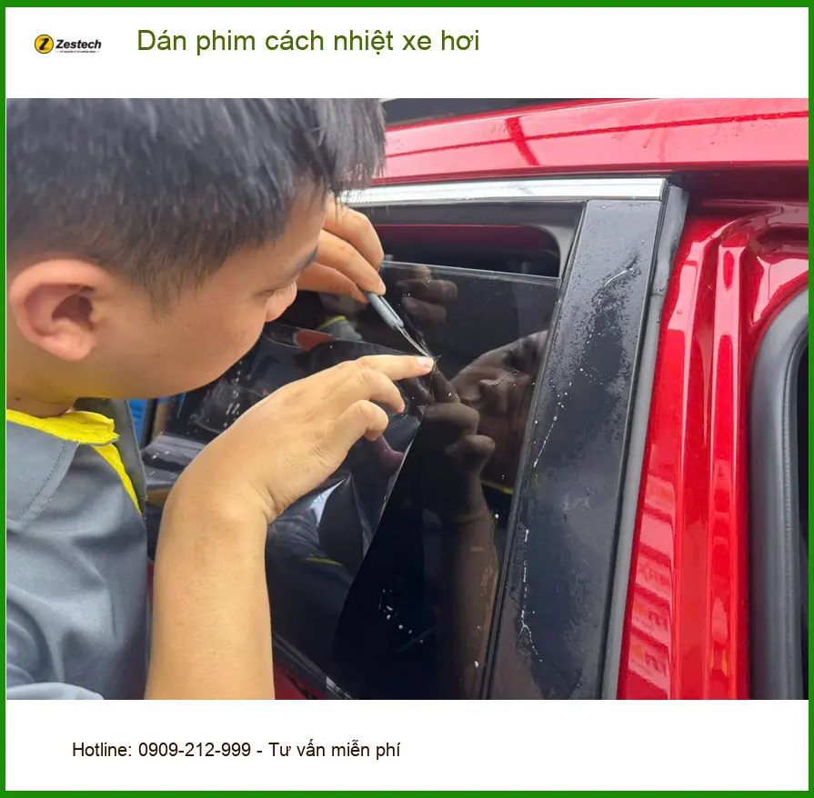 Chị Thanh dán phim cách nhiệt Hyundai Creta tại Quận Tân Bình chống chói ảnh thực tế 4