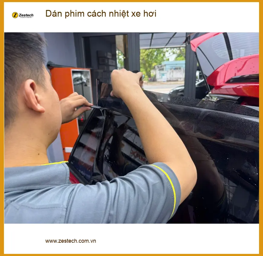Anh Bảo dán phim cách nhiệt cho Suzuki XL7 tại Quận 3 chống nóng hiệu quả ảnh thực tế 2