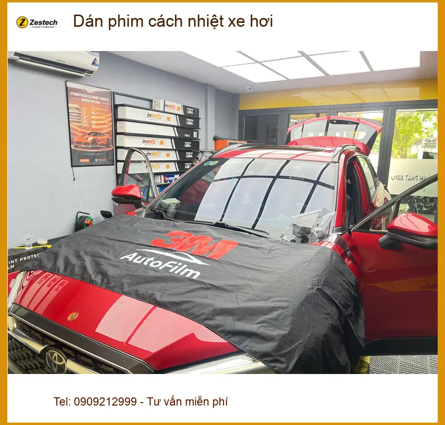 Anh Kiên dán phim cách nhiệt xe hơi Mazda CX-5 tại Quận 12 để chuẩn bị cho mùa hè nắng nóng ảnh thực tế 3