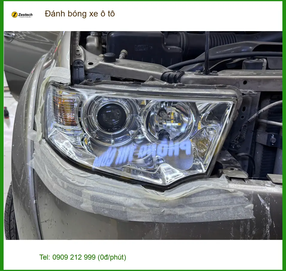Dịch vụ đánh bóng xe ô tô cho Anh Quang tại Quận Bình Tân ảnh thực tế 2