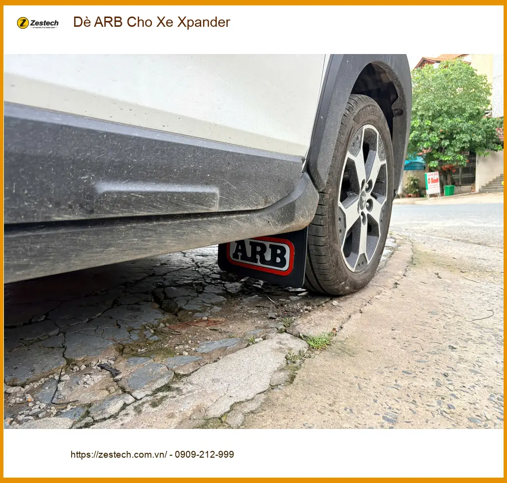 Anh Tấn lắp dè ARB cho Xpander tại Quận Thủ Đức để bảo vệ gầm xe khỏi bùn đất