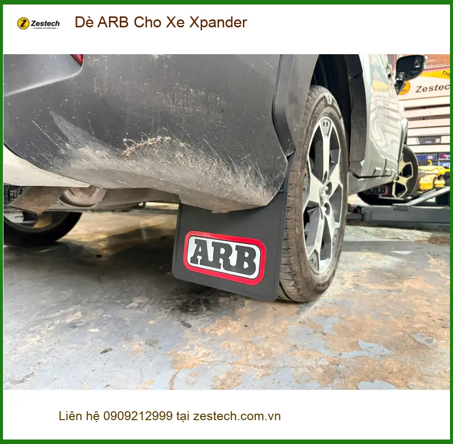 Anh Tấn lắp dè ARB cho Xpander tại Quận Thủ Đức để bảo vệ gầm xe khỏi bùn đất ảnh thực tế 3