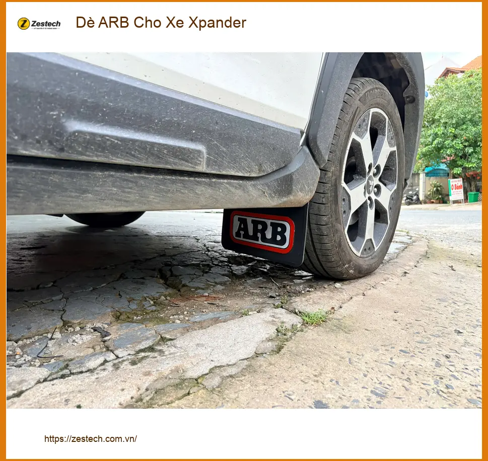 Anh Tấn lắp dè ARB cho Xpander tại Quận Thủ Đức để bảo vệ gầm xe khỏi bùn đất ảnh thực tế 4