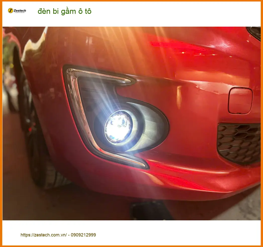Chú Tân lắp đèn bi gầm ô tô cho VinFast Lux A2.0 tại Củ Chi vì hay đi đường tối ngoại ô ảnh thực tế 2
