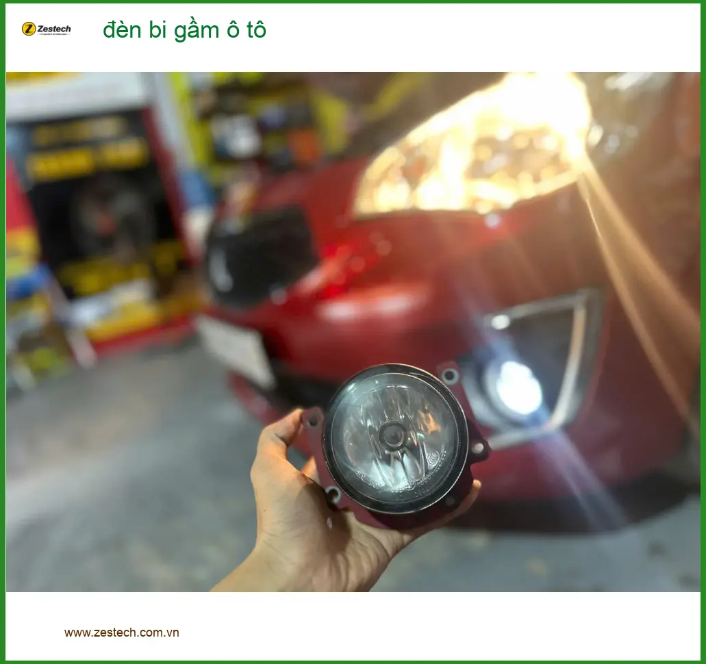 Chú Tân lắp đèn bi gầm ô tô cho VinFast Lux A2.0 tại Củ Chi vì hay đi đường tối ngoại ô ảnh thực tế 4