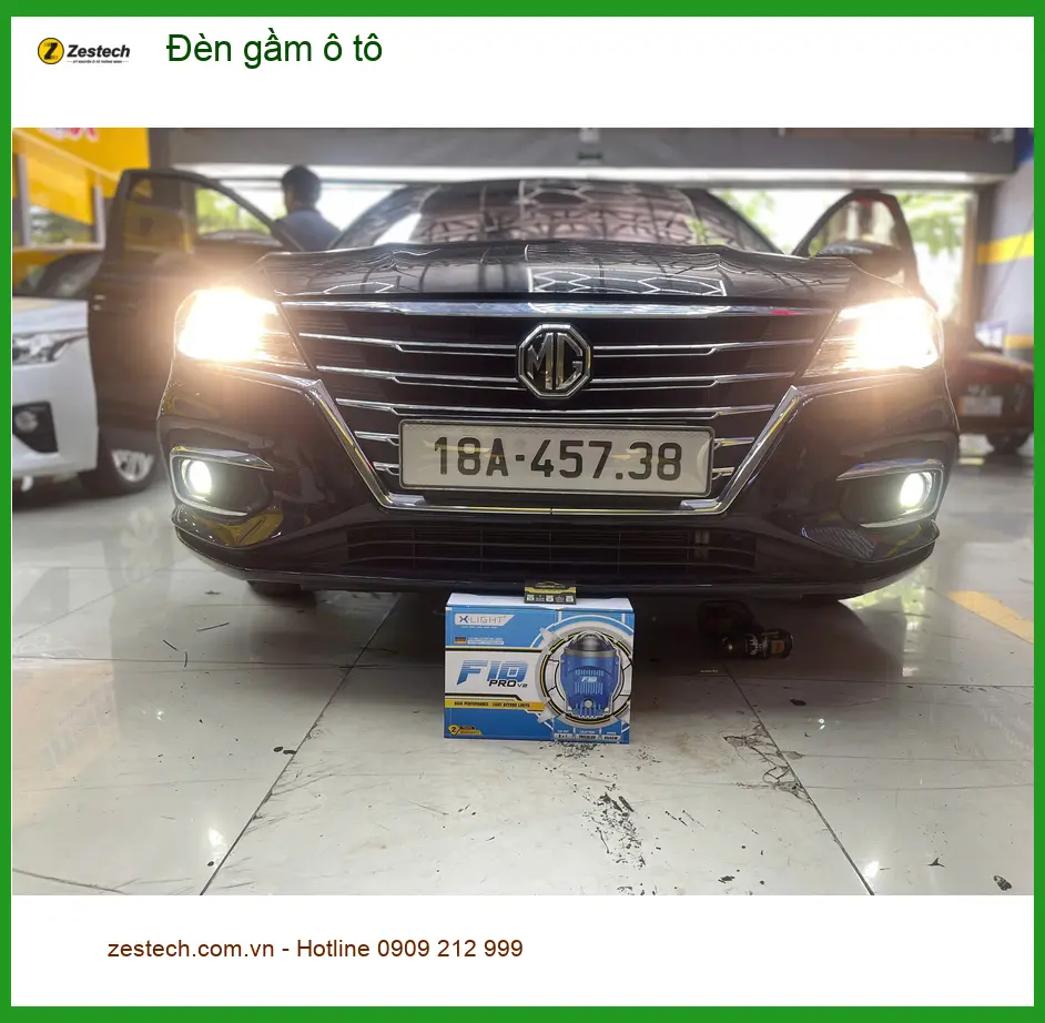 Anh Quang lắp đèn gầm ô tô Hyundai Accent tại Quận 10 để tăng sáng an toàn ảnh thực tế 3