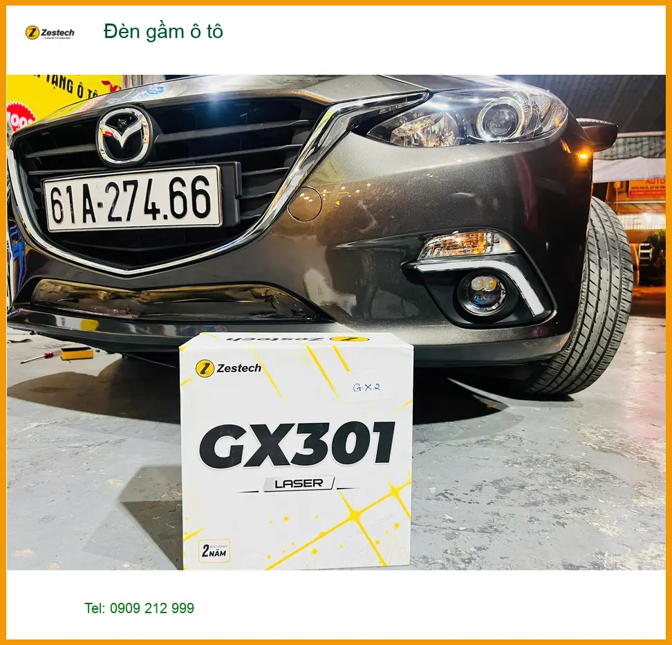 Chị Mai Hương độ đèn gầm ô tô Hyundai Accent Quận 12, tăng cường sáng đêm ảnh thực tế 4