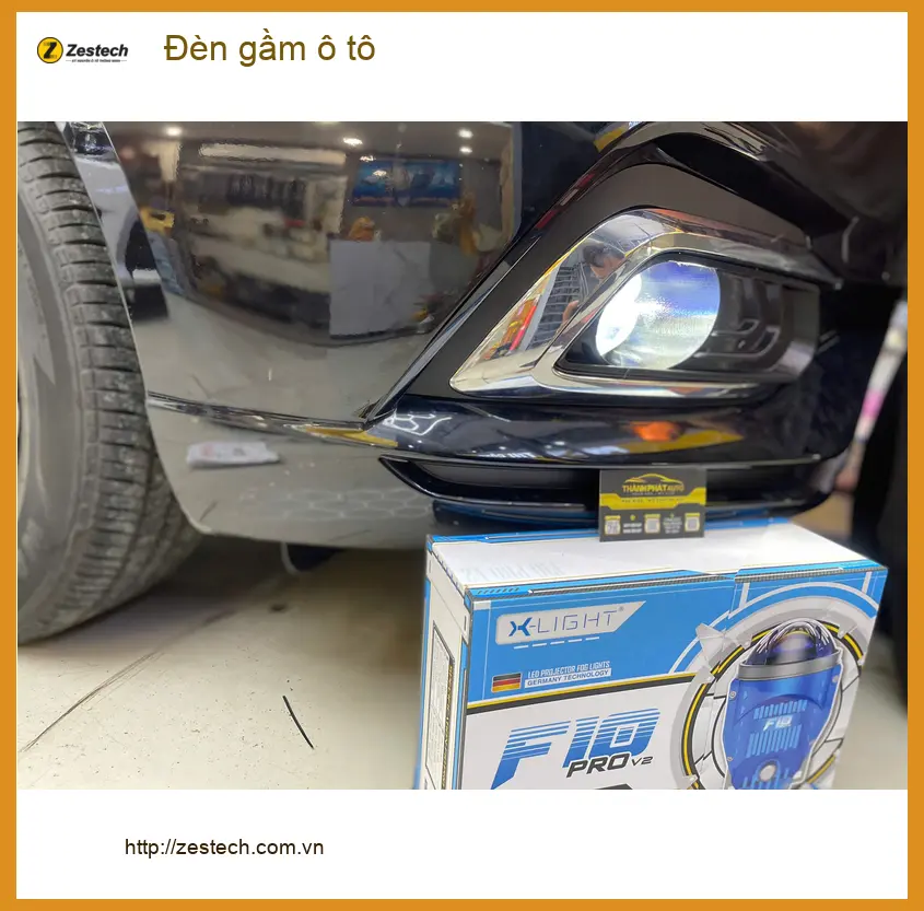 Anh Quang lắp đèn gầm ô tô Hyundai Accent tại Quận 10 để tăng sáng an toàn ảnh thực tế 4