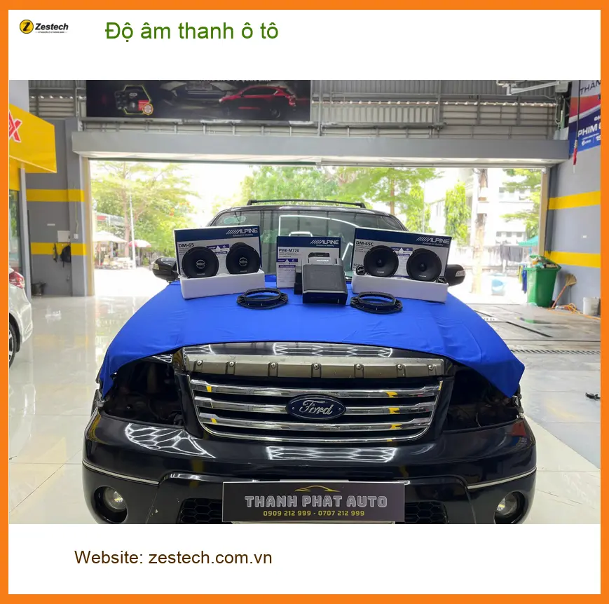 Anh Long độ âm thanh ô tô Hyundai Accent Quận 10 vì âm thanh zin không đủ sống động ảnh thực tế 4